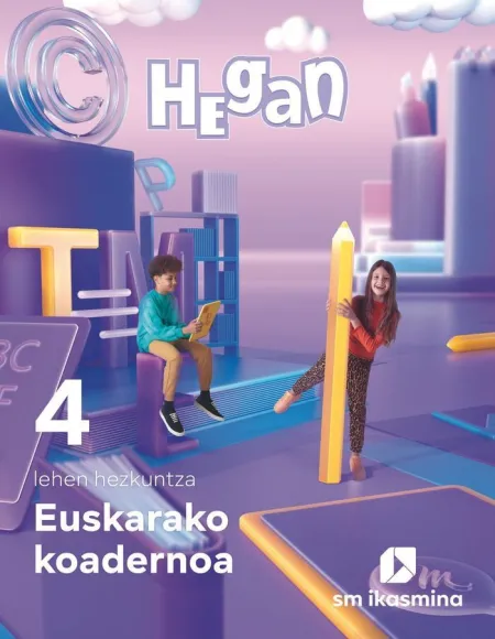 4 L. h. Koadernoa Euskara. Hegan