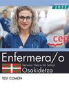 ENFERMERA;O SERVICIO VASCO DE SALUD OSAKIDETZA TEST COMUN