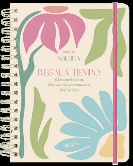 Agenda Escolar Semana Vista 2025-2026 Defreds