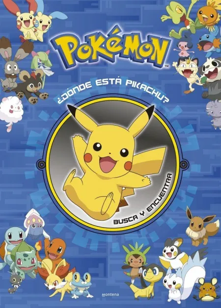Dónde está Pikachu Busca y Encuentra - Pokemon