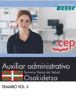 Auxiliar Administrativo Temario Vol. Ii Servicio Vasco de Salud-Os