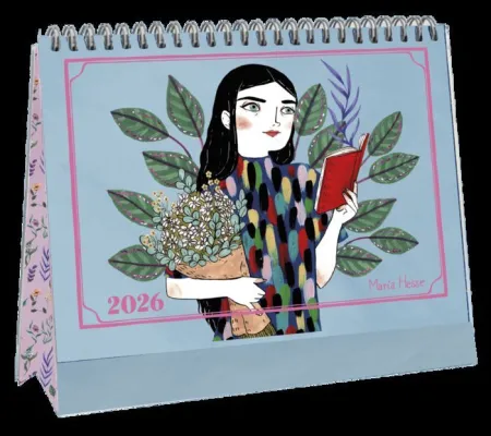 Calendario de Mesa 2026 Maria Hesse