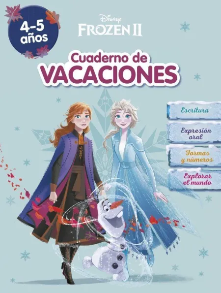 Cuaderno Vacaciones Frozen (4-5 Años)