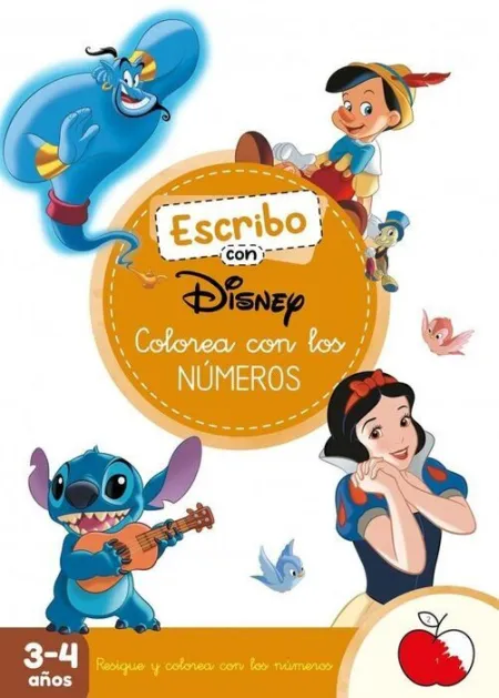 Escribo con Disney. Colorea con los Nume