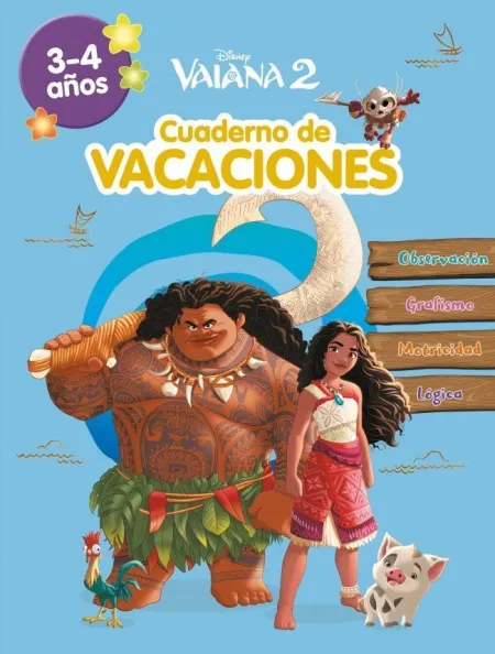 Vaiana 2. Cuaderno de Vacaciones 3-4 Año