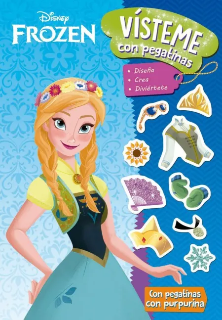 Frozen. Vísteme con Pegatinas