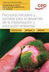 MANUAL. RECURSOS NATURALES Y SOCIALES PARA EL DESARROLLO DE LA INTERPRETACIÓN Y