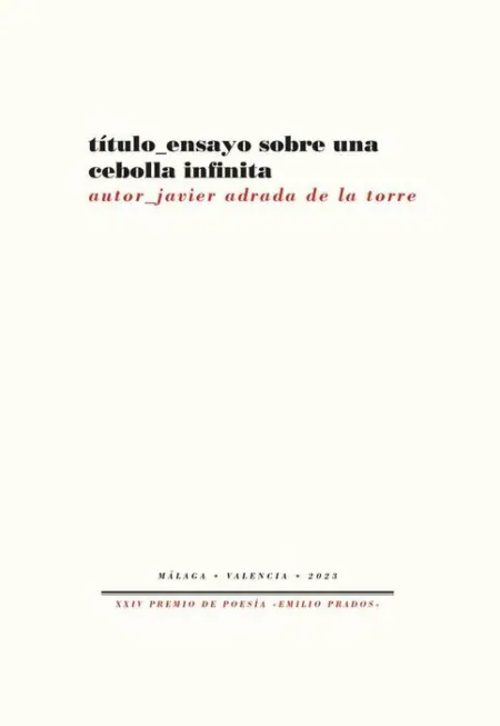 Ensayo Sobre una Cebolla Infinita
