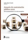 ANUARIO DE CONTRATACIÓN PÚBLICA 2022. DE LA POSTPANDEMIA A LA CRISIS ENERGETICA