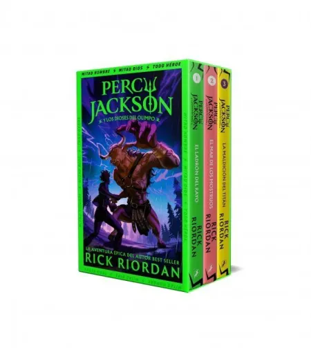 Percy Jackson y los Dioses del Olimpo (Estuche Con: el Ladrón del Rayoel Mar de