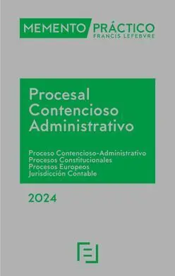 Memento Procesal Contencioso-Administrativo 2024