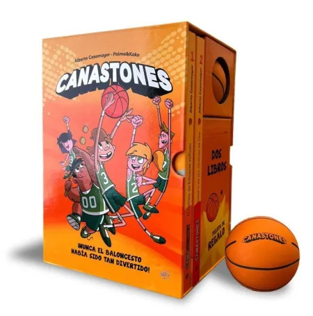 Estuche Canastones: 2 Libros + Pelota