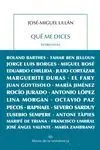 Qué me Dices