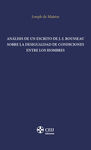 ANÁLISIS DE UN ESCRITO DE J. J. ROUSSEAU SOBRE LA