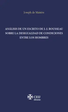 Análisis de un Escrito de J. J. Rousseau Sobre la