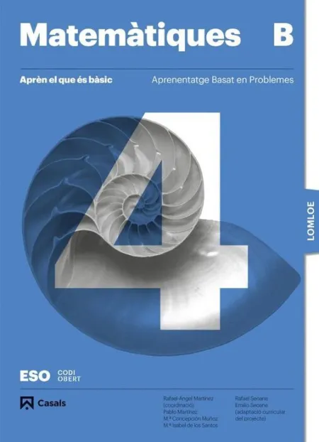 Ab Matemàtiques 4 B eso. Aprèn el que És Bàsic Lomloe