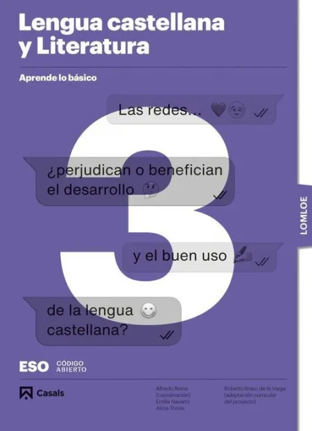 Ab Lengua Castellana y Literatura 3 eso. Aprende lo Básico Lomloe