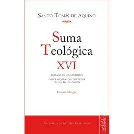 Suma Teológica. Xvi: Sup. Q. 69-99. Índice General de los 16 Volúmenes