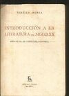 INTRODUCCIÓN A LA LITERATURA DEL SIGLO XX  (USADO)