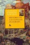 Historia de las Lenguas de Europa