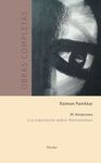 OBRAS COMPLETAS (R. PANIKKAR) - TOMO IV. HINDUISMO