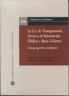 LA LEY DE TRANSPARENCIA, ACCESO A LA INFORMACION PUBLICA Y BUEN GOBIERNO