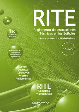 Reglamento de Instalaciones Térmicas en los Edificios 3Ed
