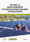 *MF 0837_2 MANTENIMIENTO DE INSTALACIONES SOLARES FOTOVOLTAICAS