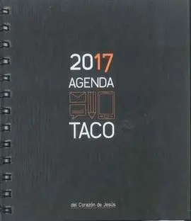 Agenda Taco Sagrado Corazón 2017 (Naranja)