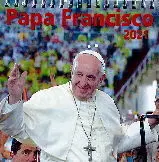 Calendario Mesa 2021 - Papa Francisco
