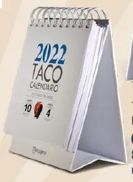 Taco Calendario Sagrado Corazon -2022 Peana