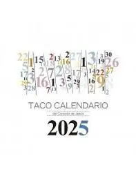 Taco 2025 con Peana Números Sagrado Corazón (Devo