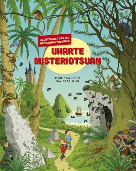 Bilatu Eta Aurkitu Desberdintasunak Uharte Misteriotsuan.