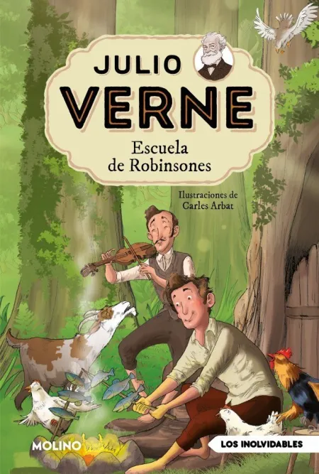 Julio Verne - Escuela de Robinsones (Edición Actualizada, Ilustrada y Adaptada)