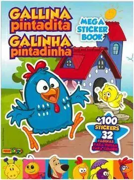 Mega Sticker Book. Gallina Pintadita