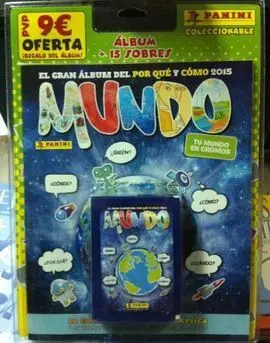Mundo 2015 Album y 15 Sobres