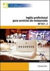 INGLES PROFESIONAL PARA SERVICIOS DE RESTAURANTE M