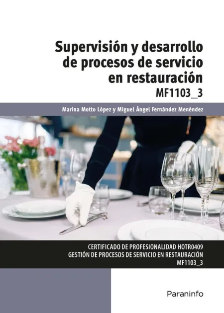 Supervision y Desarrollo de Procesos de Servicio en Restauración