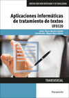 UF0320 - APLICACIONES INFORMÁTICAS DE TRATAMIENTO DE TEXTOS. MICROSOFT WORD 2016