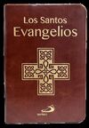 LOS SANTOS EVANGELIOS  - MINIBOLSILLO - PIEL CRUZ DORADA