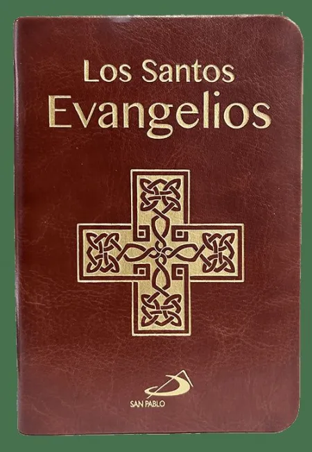 Los Santos Evangelios - Minibolsillo - Piel Cruz Dorada