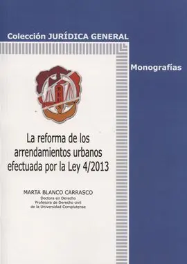 La Reforma de la Ley de Arrendamientos Urbanos