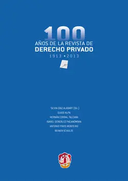 Cien Años de la Revista de Derecho Privado