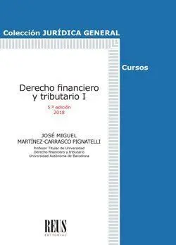 Derecho Financiero y Tributario, I 2018