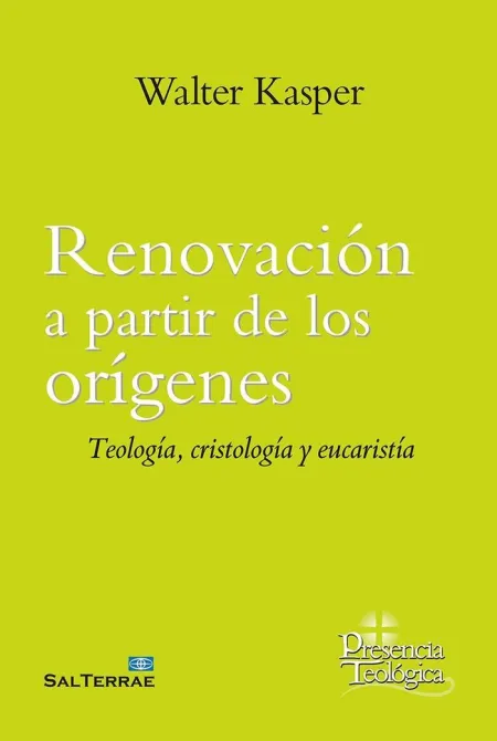 Renovacion a Partir de los Origenes - Teologia, Cr
