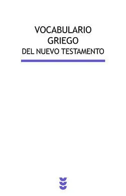 Vocabulario Griego del Nuevo Testamento