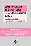 Leyes de Contratos del Sector Público y de las Administraciones Públicas. Con el Reglamento de 2001