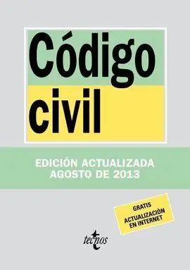 Código Civil (Ed. Actualizada Agosto 2013)