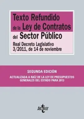 Texto Refundido de la Ley de Contratos del Sector Público