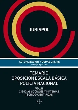 Temario Oposición Escala Básica Policía Nacional